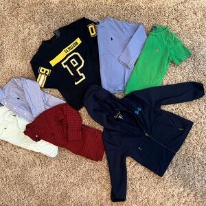 Bundle of Ralph Lauren Shirts & Under Armour Lightweight Jacket- 4T